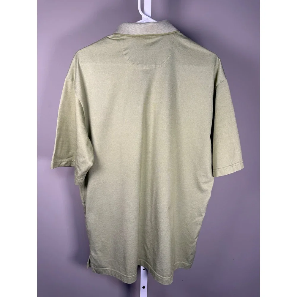 Daniel Cremieux Green Polo Shirt Mens Classic Golf Business Casual Short Sleeve - Picture 5 of 6